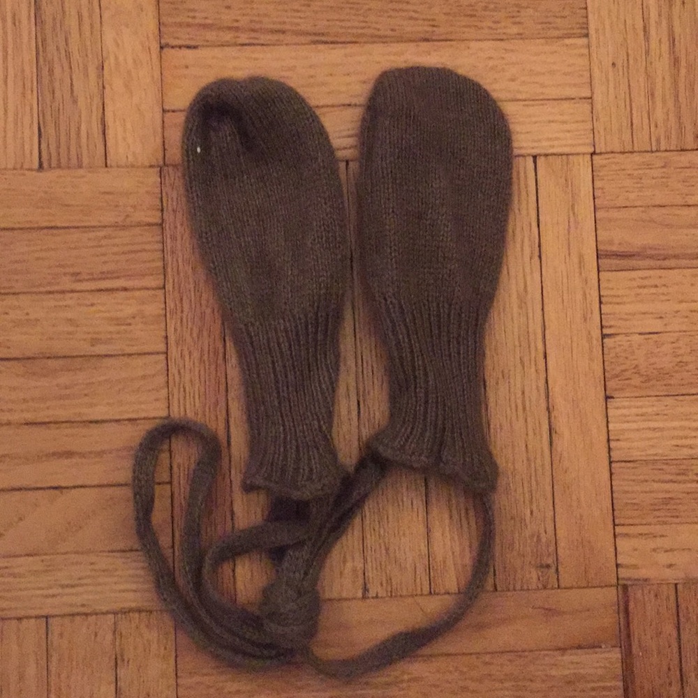 cashmere baby mittens